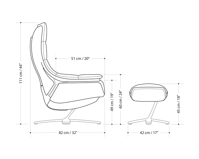 Кресло Re-Vive Quilted