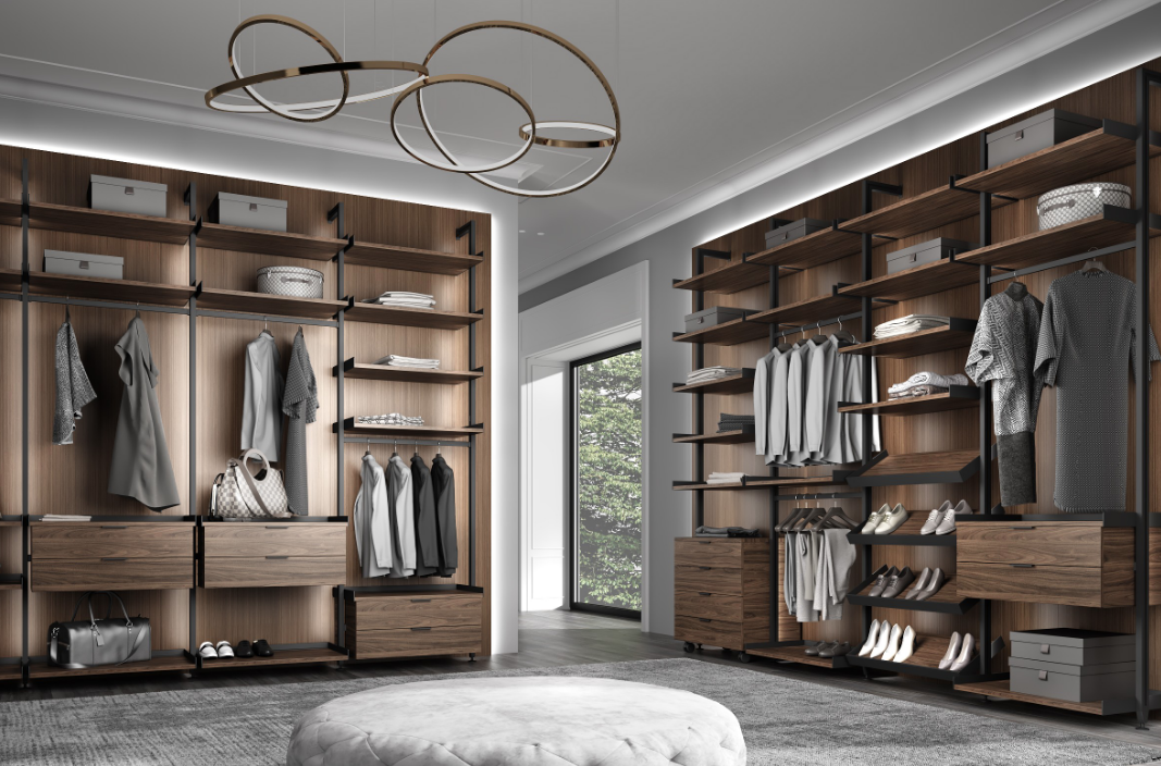 Гардеробная ALTO. Открытая система хранения.