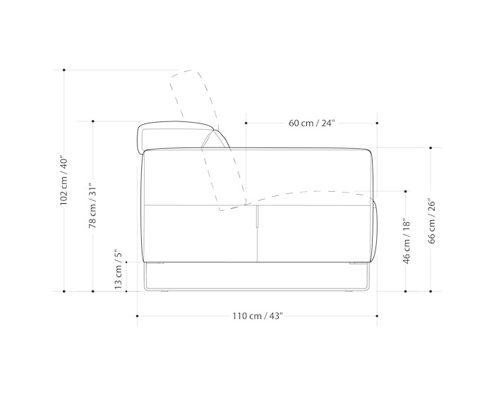 Диван трёхместный Sophy