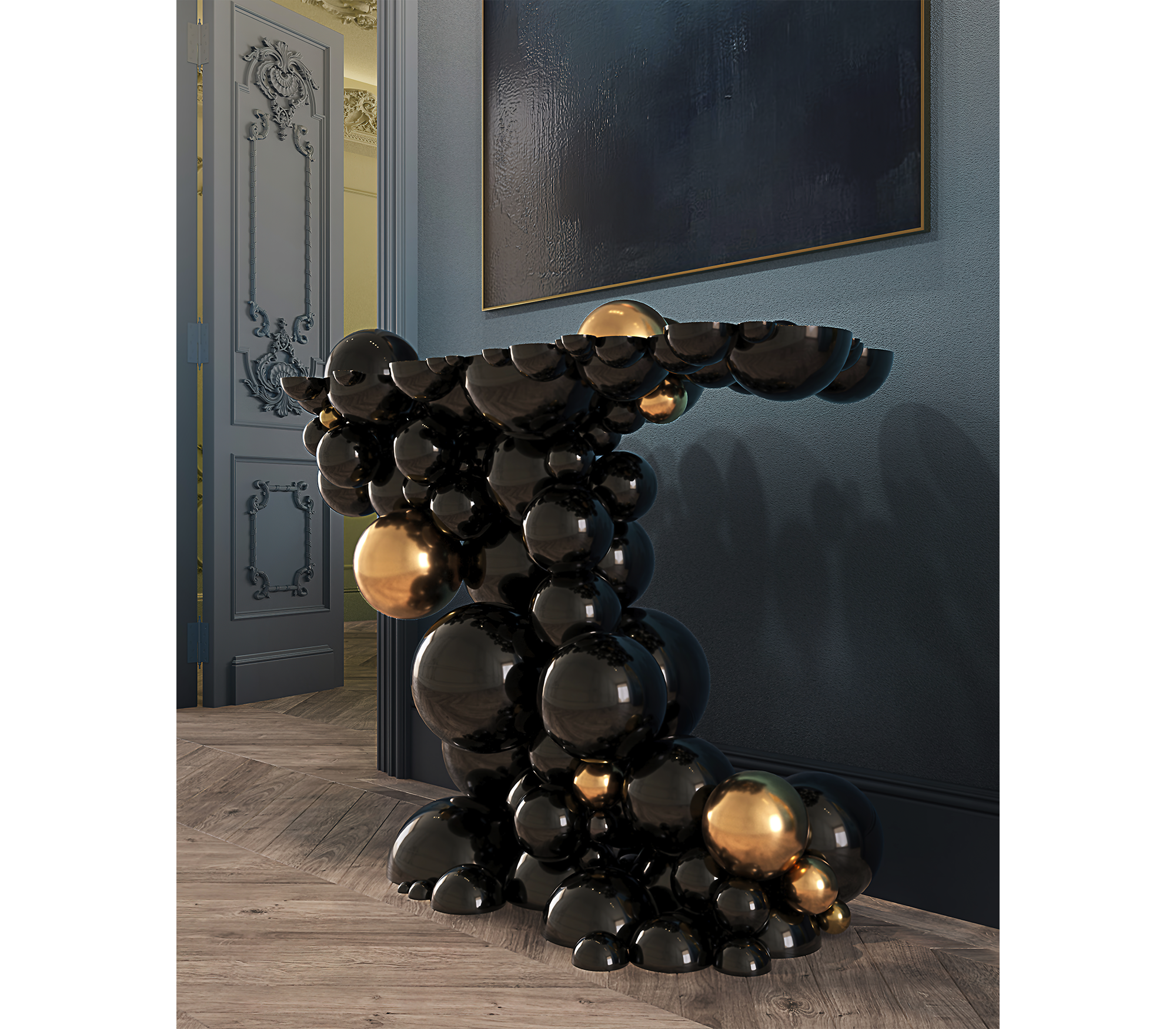 Дизайнерская консоль Newton