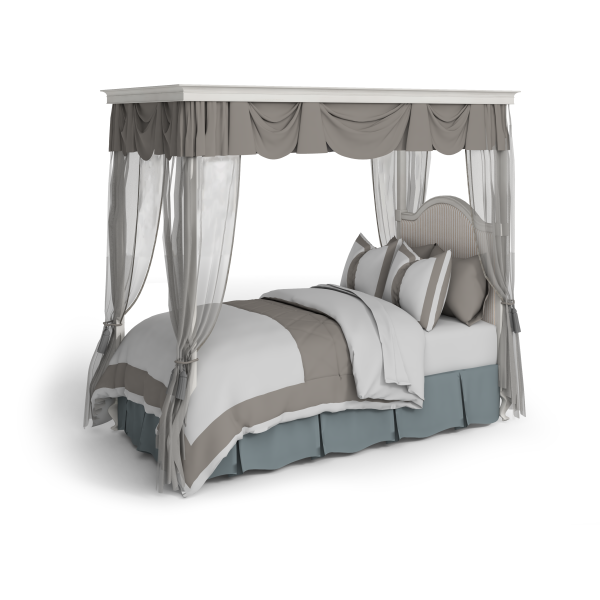 Кровать "Прованс" с изголовьем и балдахином