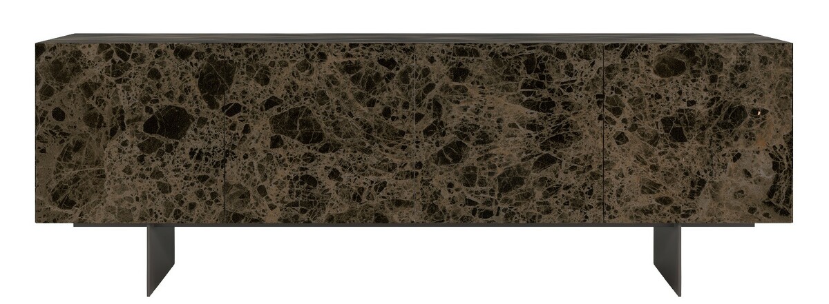 Тумба итальянская дизайнерская керамическая MONOLITE emperador  Tonin Casa Италия