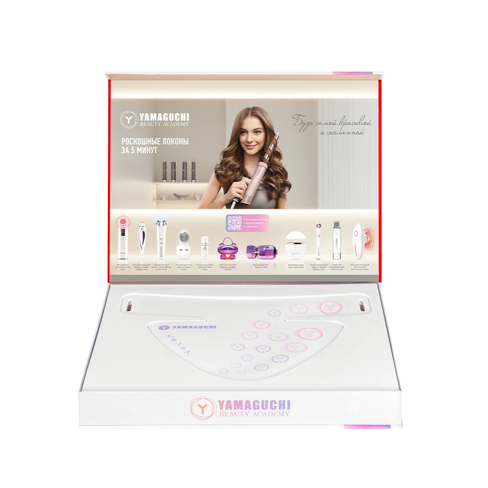Силиконовая маска для фотоомоложения шеи Yamaguchi LED Light Neck Mask