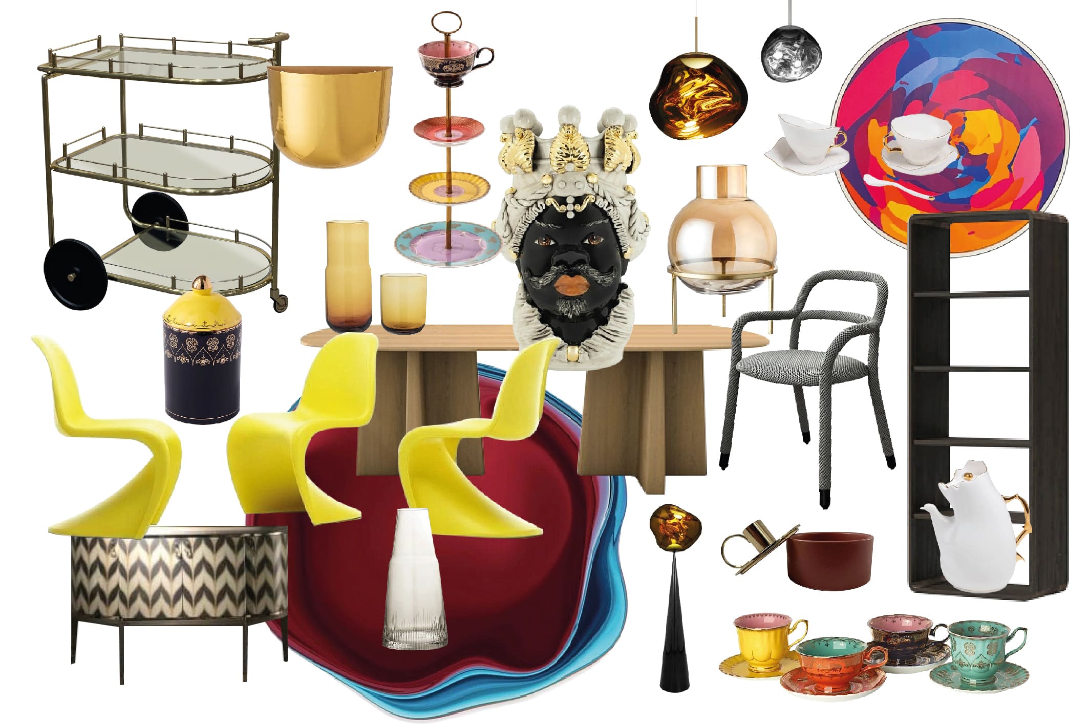 Столовая Gaetano Pesce