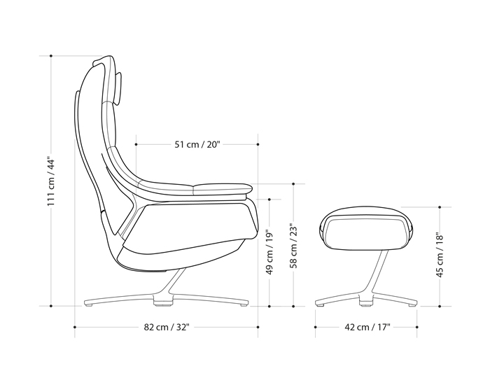 Кресло Re-Vive Casual King