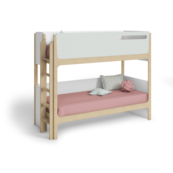 Двухъярусная кровать "Emily", 2 спальных места (35;130 см), бортик безопасности