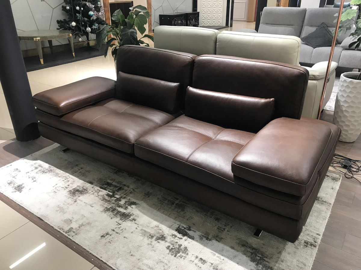 Диван Serena W226 кожа коричневая NicolettiHome