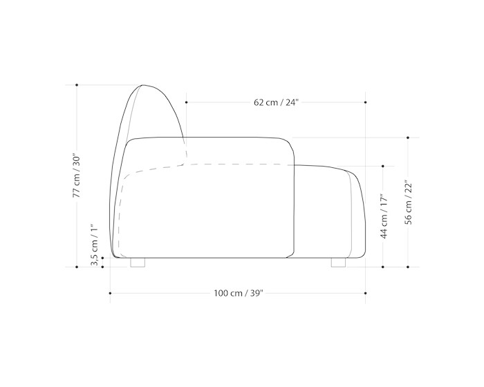 Диван модульный Buddie