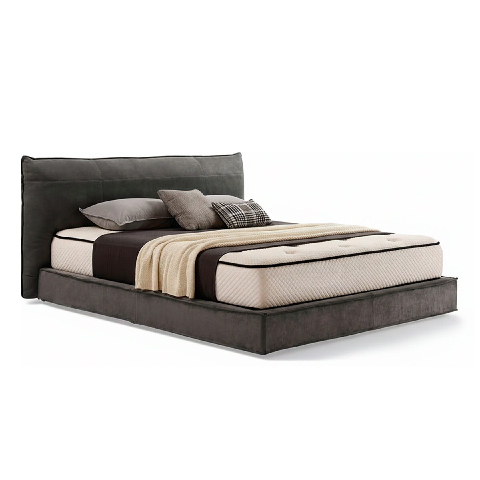 Кровать Van2 VN629 - 2130*2280*1030 - 1800*2000 - Кожа