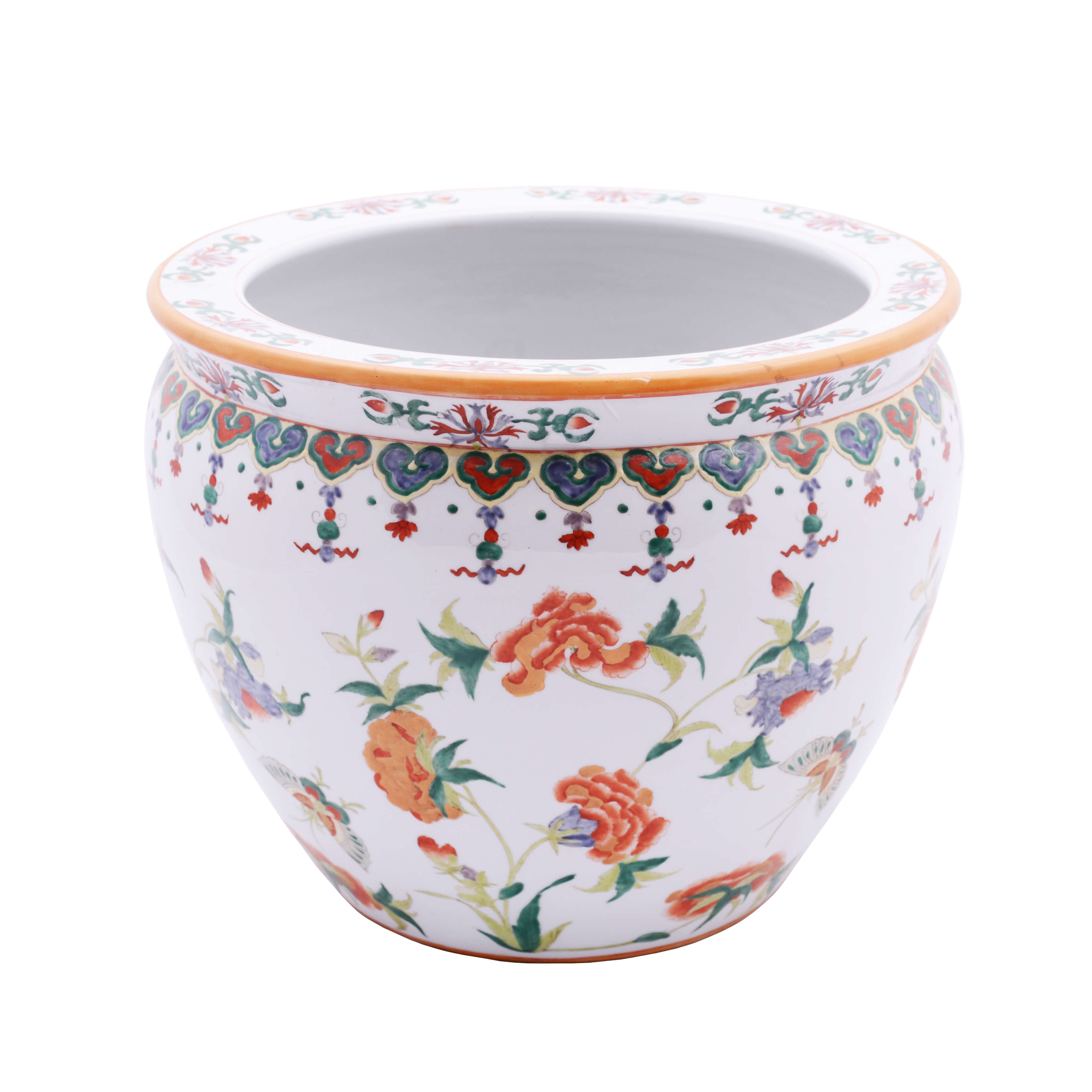 китайский керамический горшок. файнкерамикс имари. горшки для цветов в японском стиле. фарфоровые горшки для цветов. кашпо фарфоровое для цветов.
