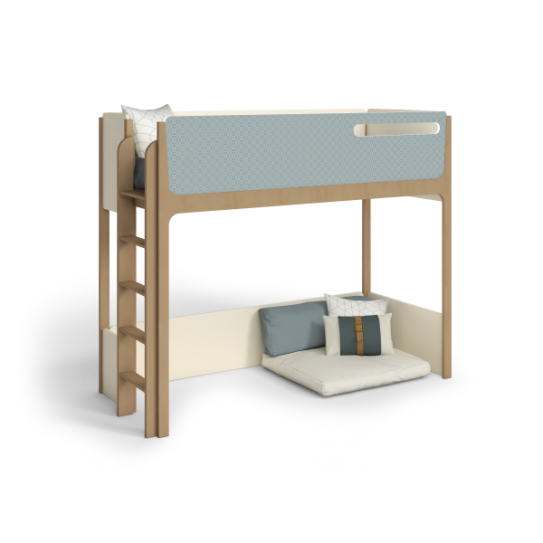 Кровать-чердак "Elwin", 1 спальное место (130 см), бортик безопасности