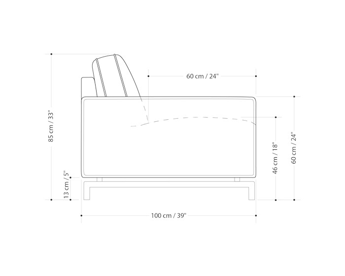 Диван двухместный Capriccio