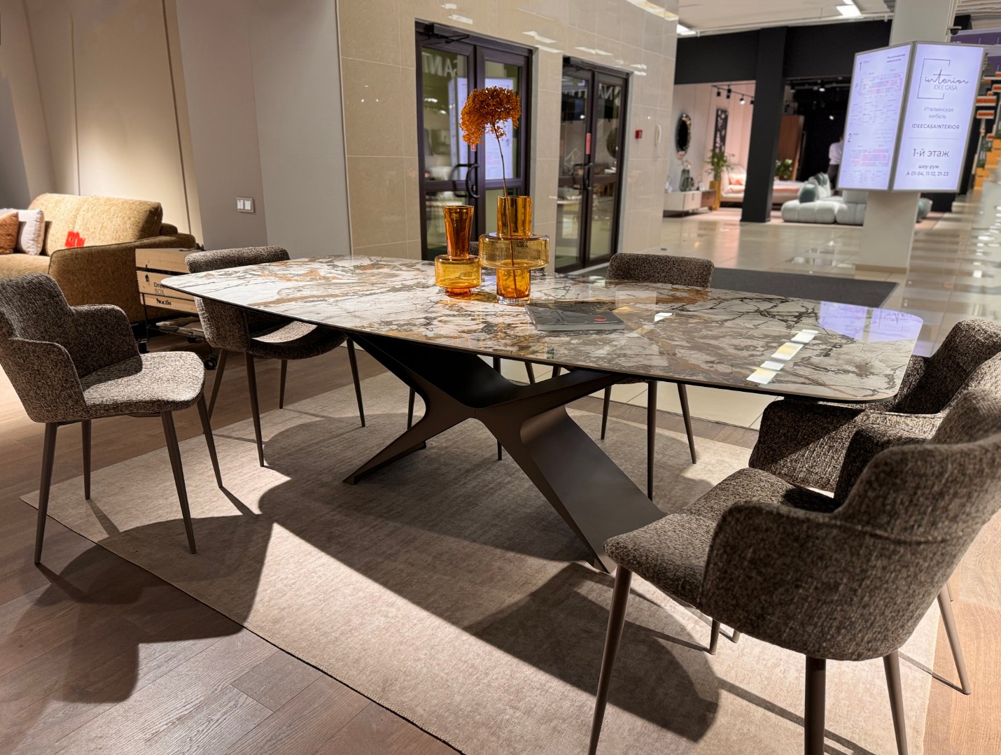 Итальянский обеденный стол SEDIT - BALTIK, керамика премиум