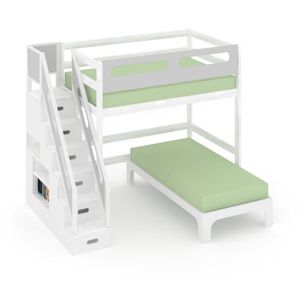 Домик-чердак "В стиле модерн" с модульной лестницей и дополнительной кроватью