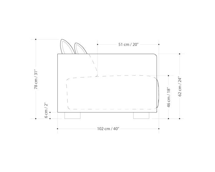 Диван модульный Long Beach