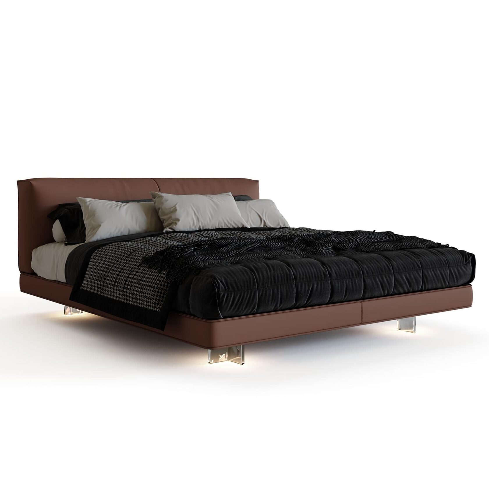 Кровать Van2 VN625 - 1540*2285*910 - 1500*2000 - Кожа