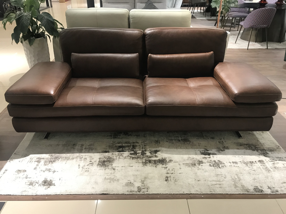 Диван Serena W226 кожа коричневая NicolettiHome