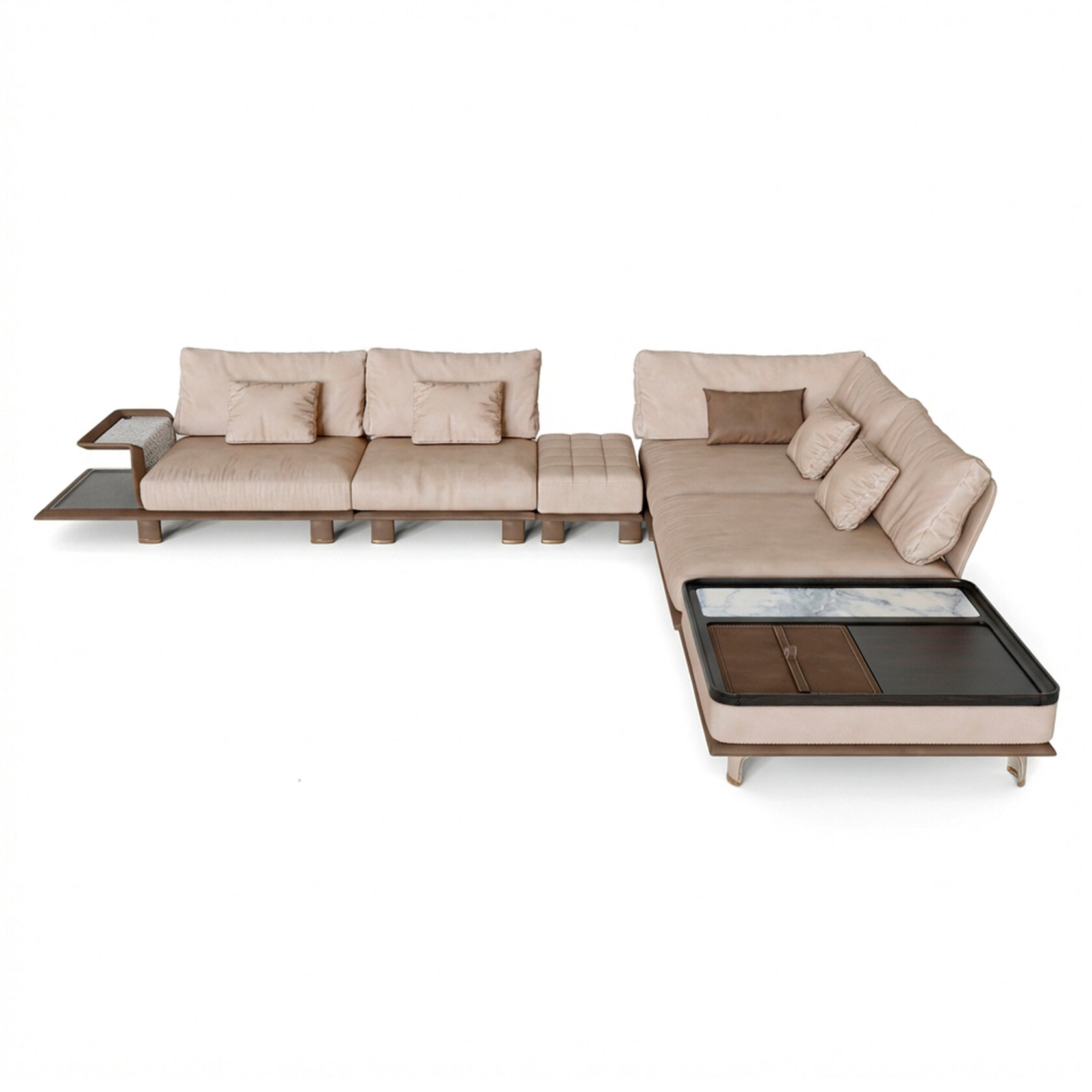 Диван угловой Van2 VN270 - Кожа