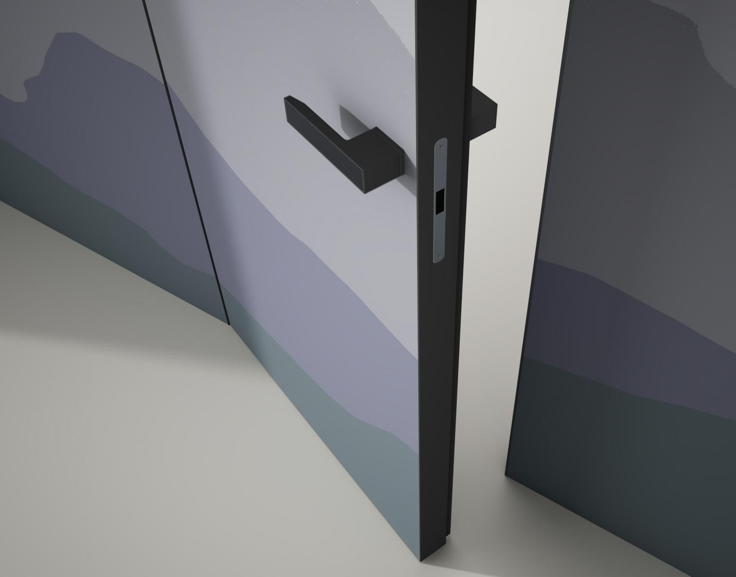 Скрытая дверь под покраску 