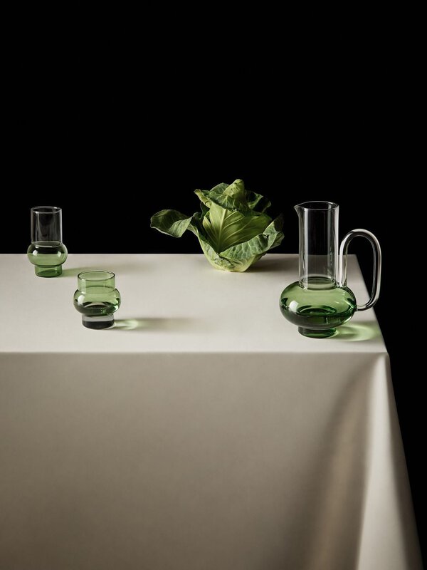 Стакан Tom Dixon Bump Tall Green set of 2