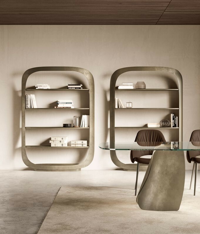 Библиотека итальянская дизайнерская  Polifemo Eforma Италия полностью изготовленная из металла