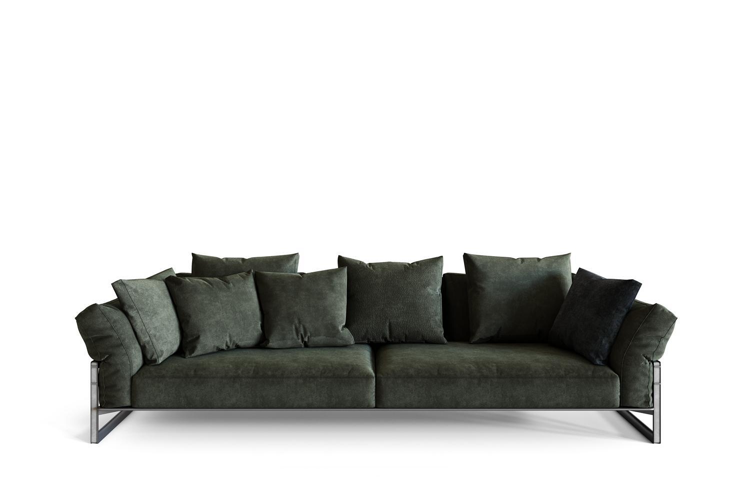 Диван прямой Van2 VN327 - Кожа