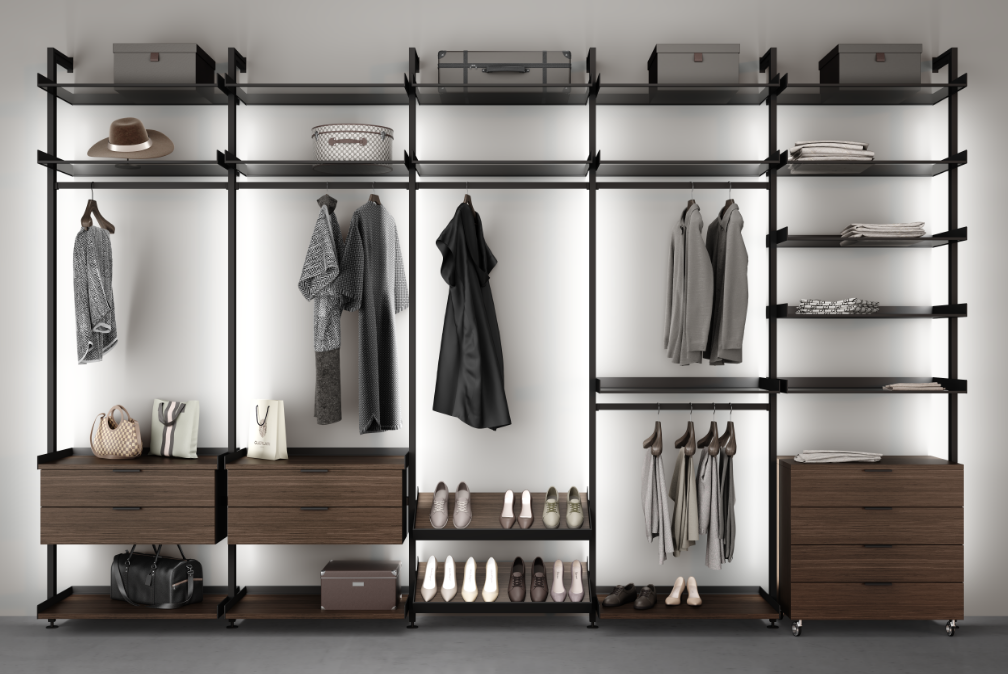 Гардеробная ALTO. Открытая система хранения.