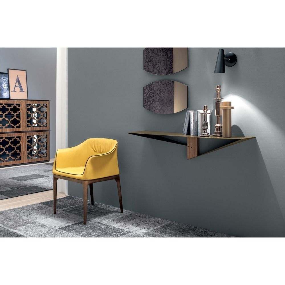 Итальянская ассиметричная деревянная настенная полка Albatros Tonin Casa Италия