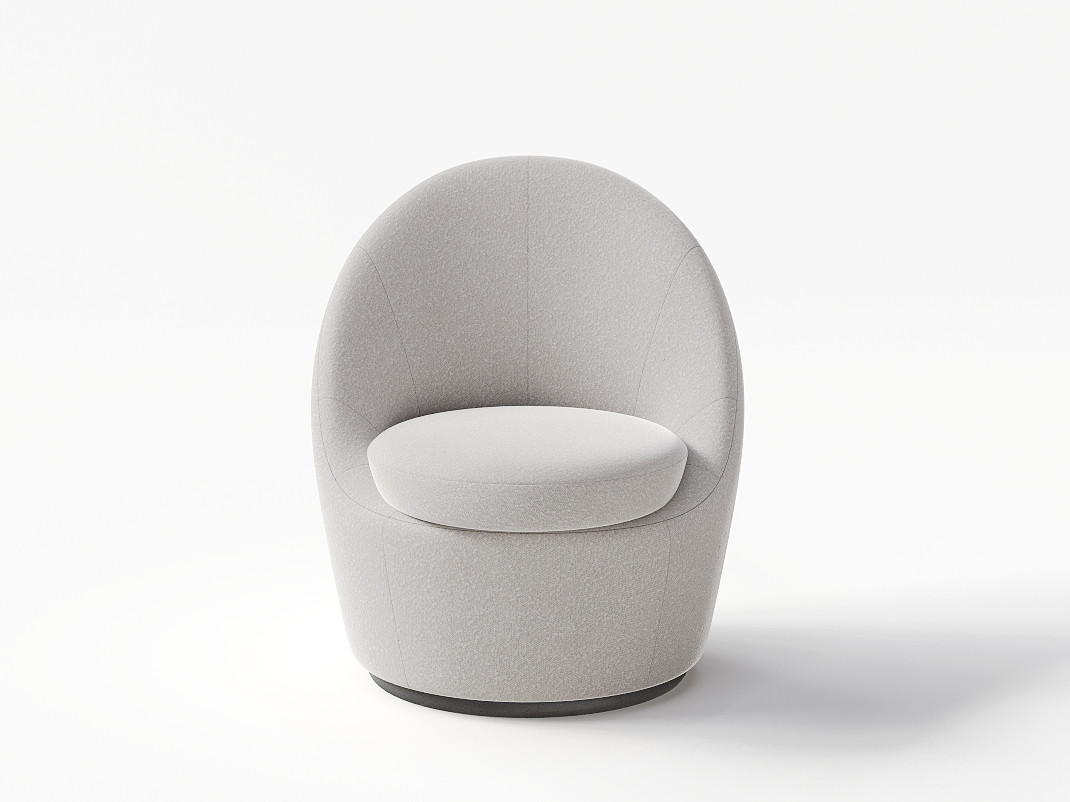 Кресло поворотное ISOLA cream/marengo