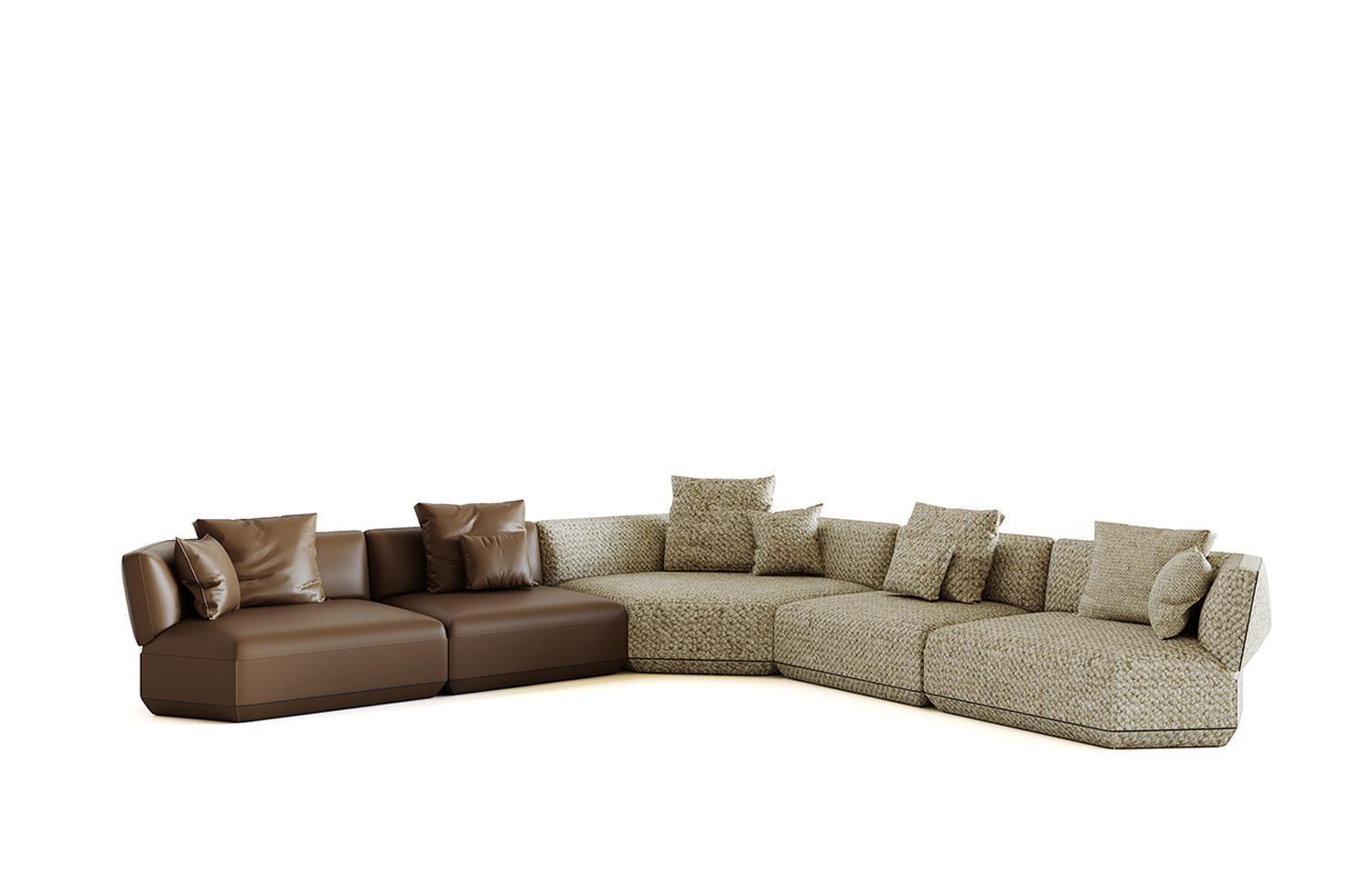 Диван угловой Van2 VN109 - Кожа