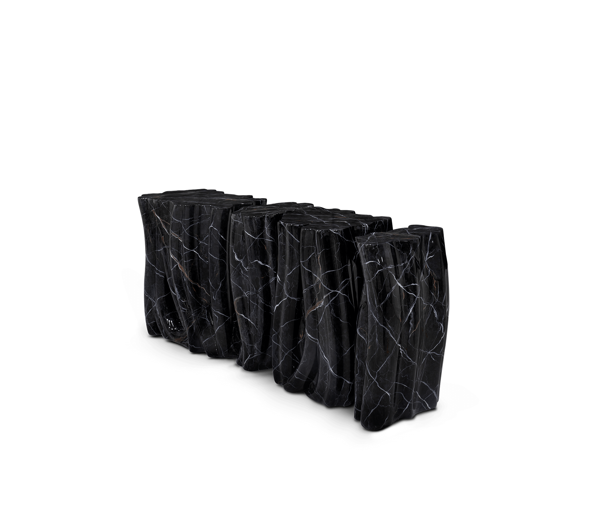 Дизайнерская консоль Monochrome faux-marble