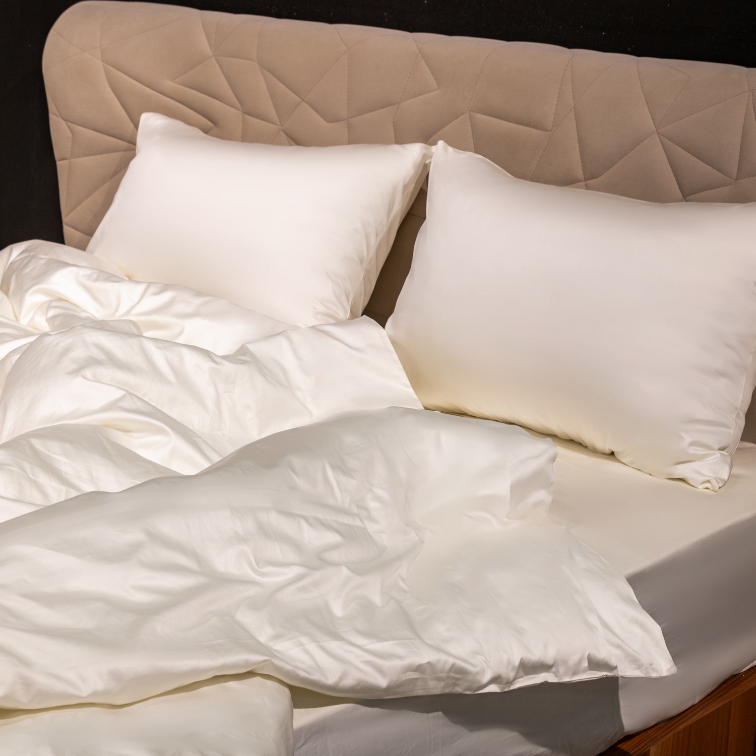 Комплект постельного белья Сатин Easy art.Ivory