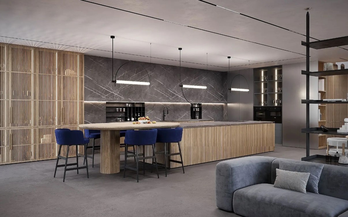 Кухня Grafika light