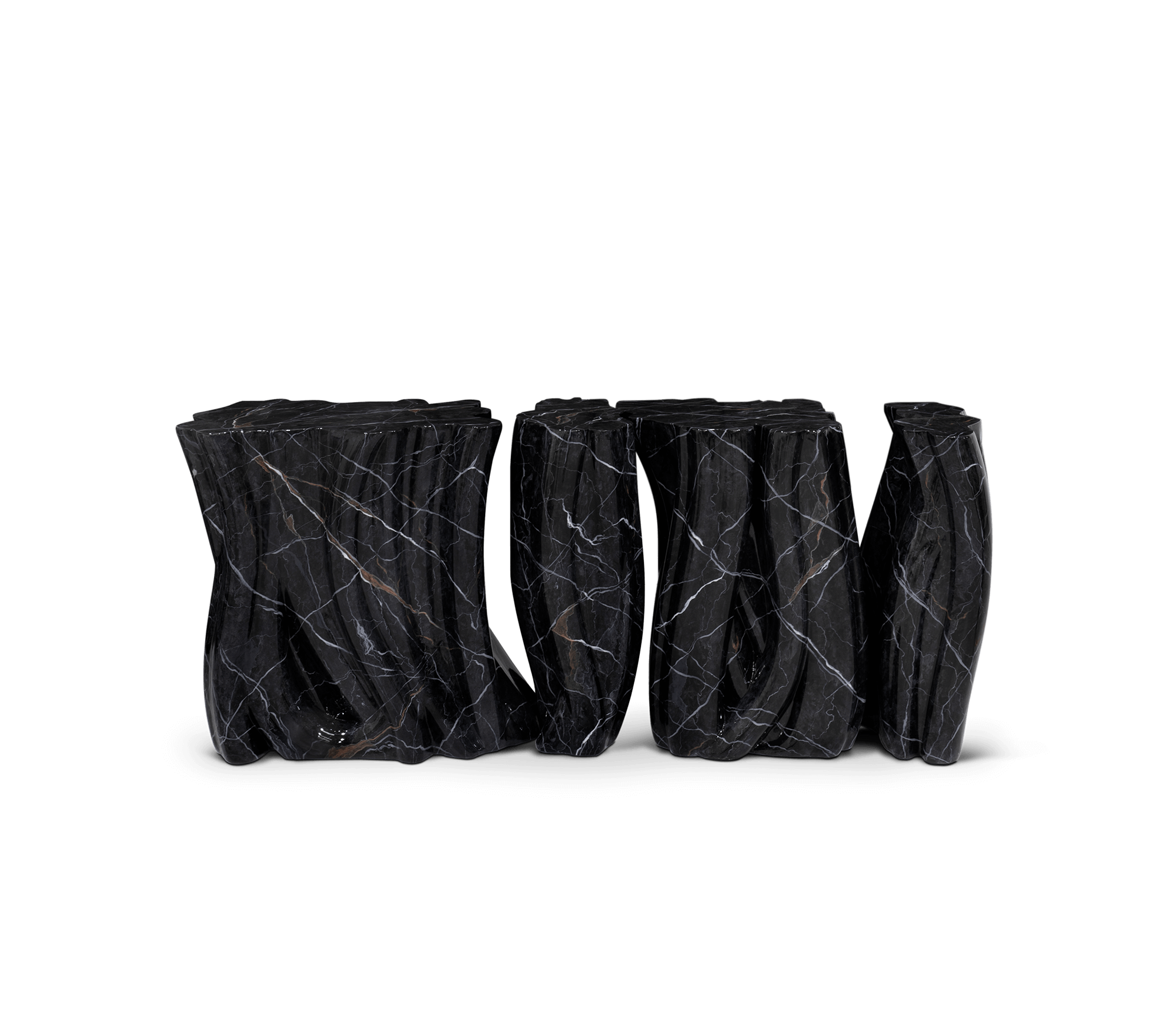Дизайнерская консоль Monochrome faux-marble