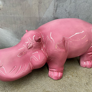 Фигурка Бегемот Hippo Big fuxia