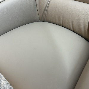 Полукресло итальянское KIRA  Eforma полностью в натуральной коже