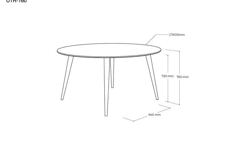  Стол ULTRA круглый , фото № 13