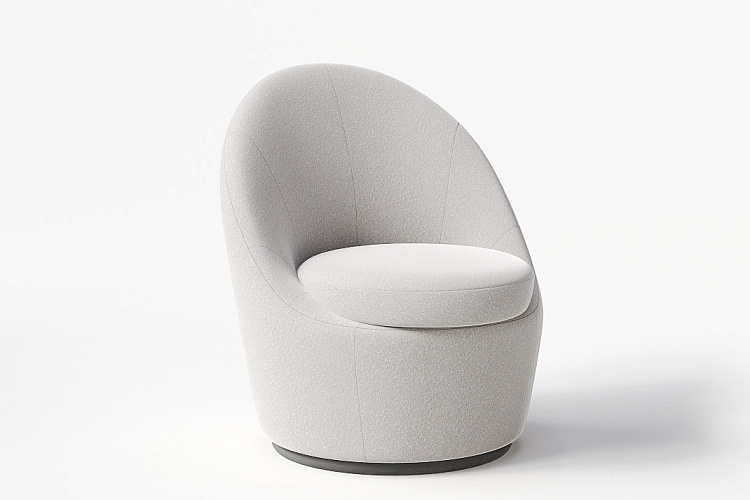  Кресло поворотное ISOLA cream/marengo , фото № 1