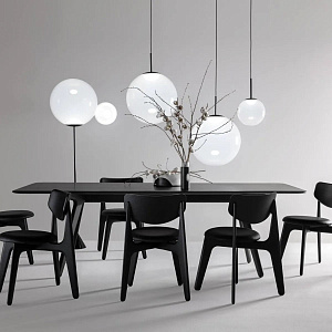 Стул Tom Dixon Slab Black Upholstered
