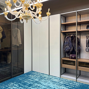 Угловой шкаф итальянский по индивидуальному проекту Nodo+Scena+Gluss Up Dallagnese Италия