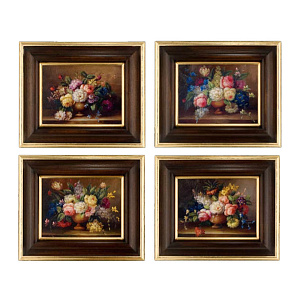 Картина "Корзина с фламандскими цветами"