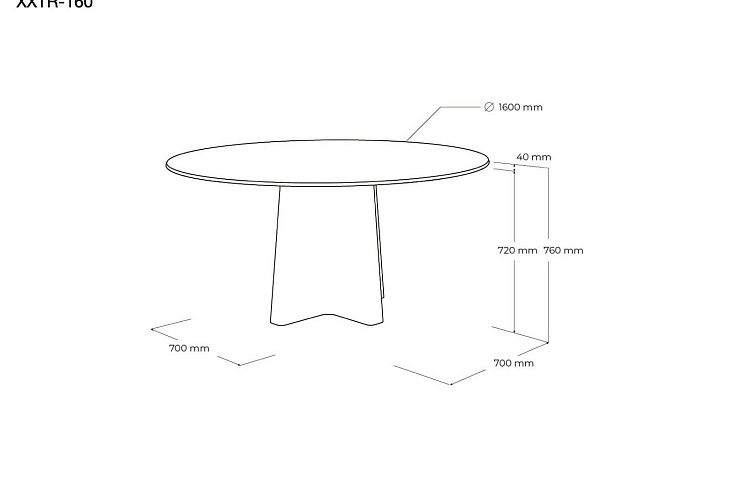  Стол XX круглый , фото № 13