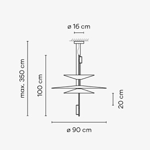 Подвесной светильник Vibia Flamingo Flamingo 1530 Graphite 153018/1B