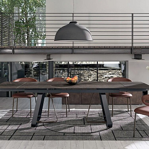 Стол обеденный раскладной SUNSHINE CS4128-. Calligaris.
Итальянский стол с керамической столешницей