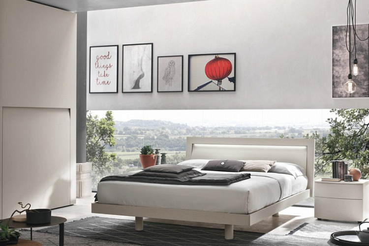  Итальянская деревянная кровать KRYZIA , фото № 1