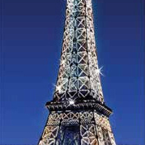 Итальянская картина на холсте Paris in love 30?90