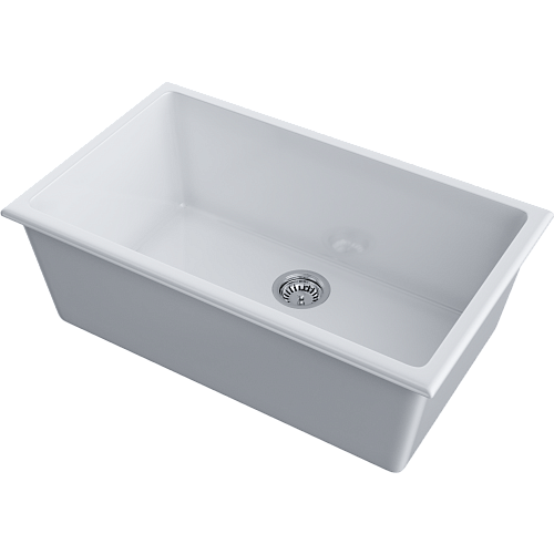  Мойка Omoikiri Okinoshima 76-U/I-WH Glossy , фото № 1