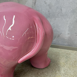 Фигурка Бегемот Hippo Big fuxia