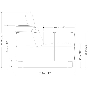 Диван угловой Philo