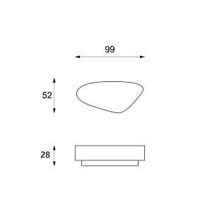 Стол журнальный Trapezio